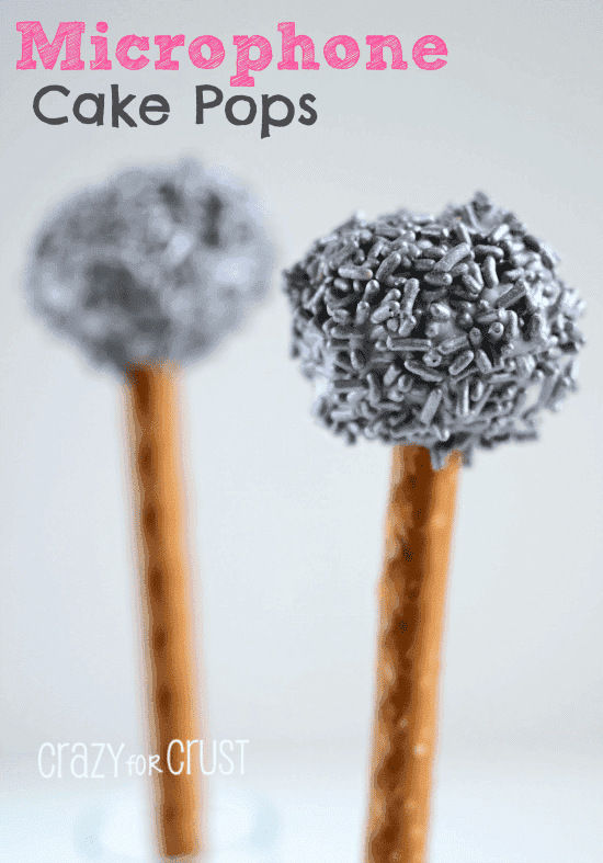 Microphone Cake Pops