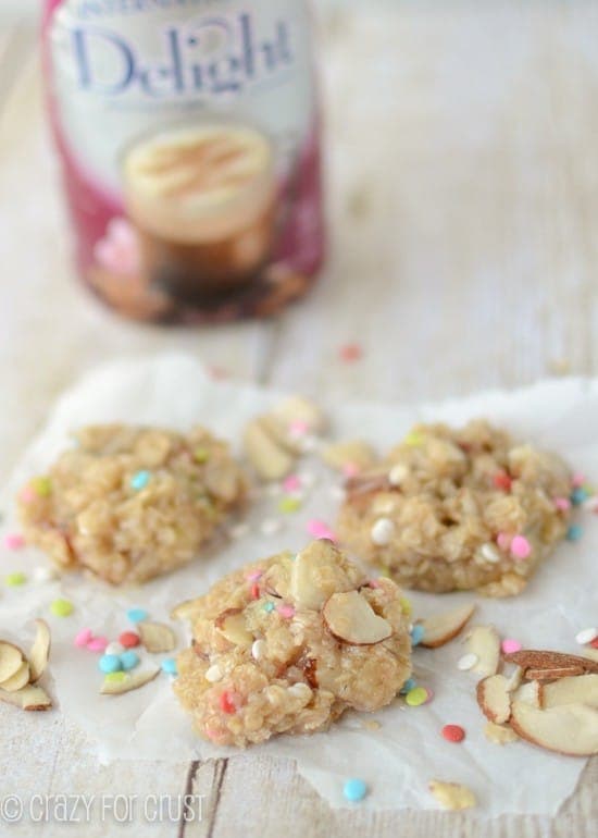 Amaretto Coffee Creamer No-Bake Cookies