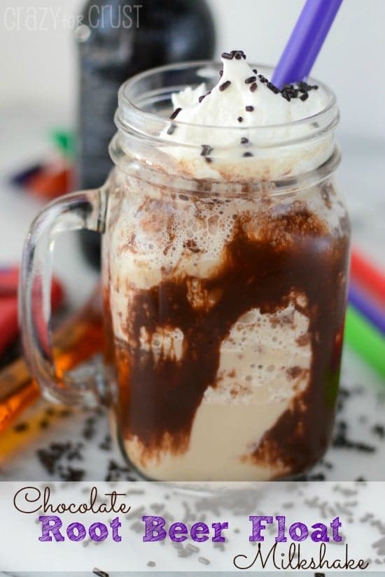 Chocolate Root Beer Float Milkshake