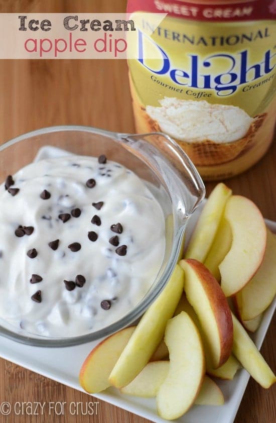 Ice Cream Apple Dip