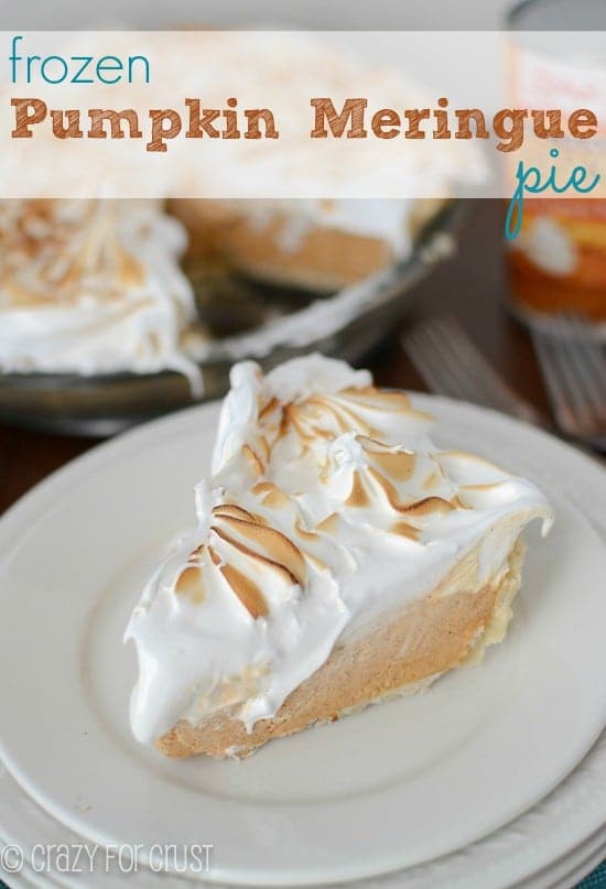 Frozen Pumpkin Meringue Pie