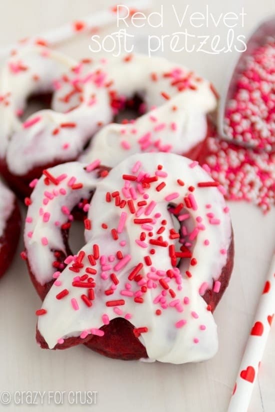 Red Velvet Soft Pretzels