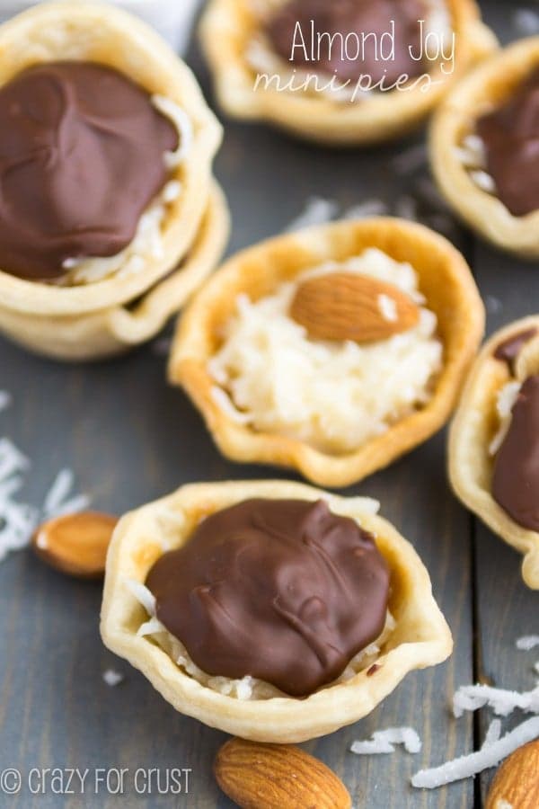 Almond Joy Mini Pies