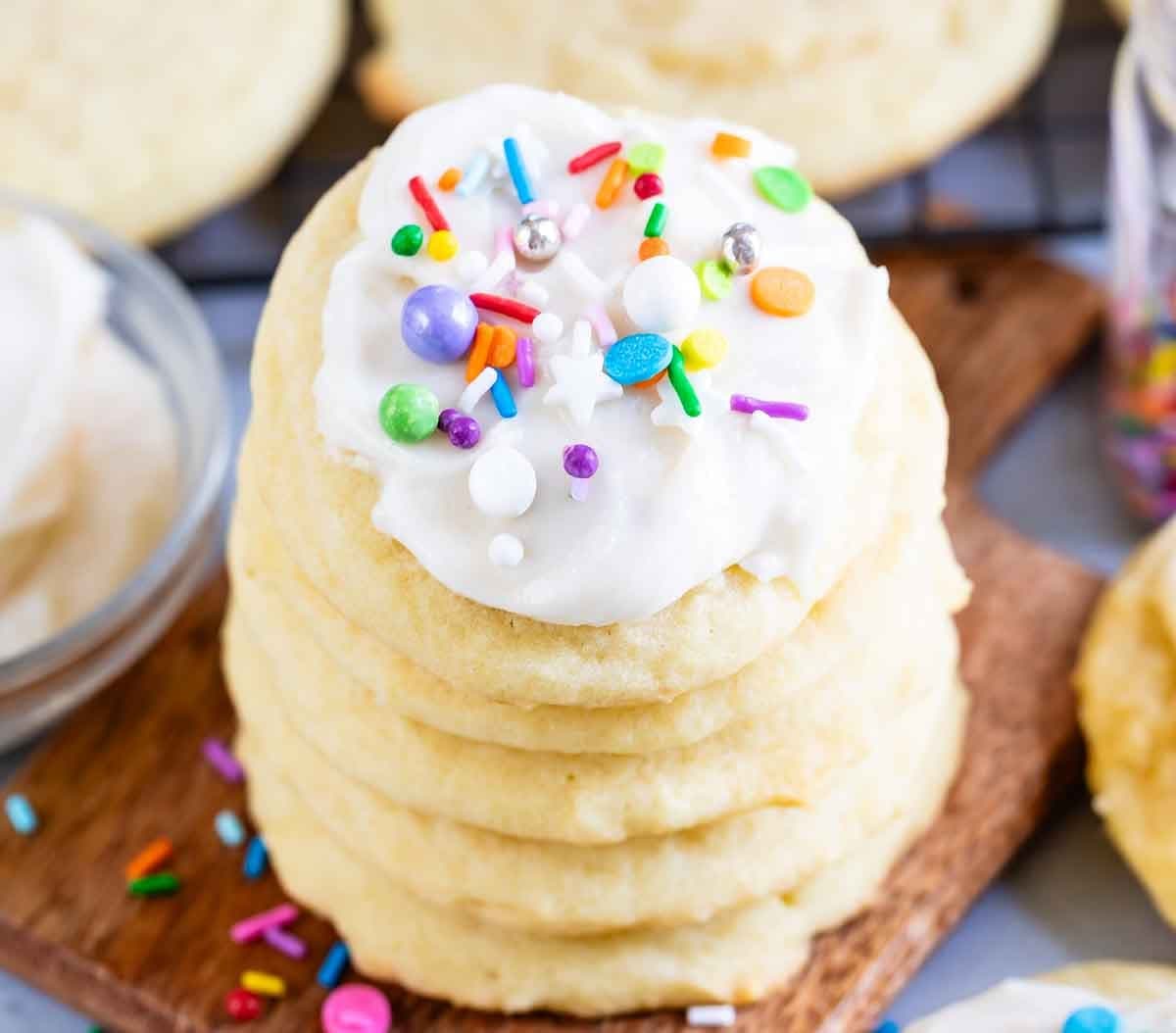 Soft Drop Sugar Cookies