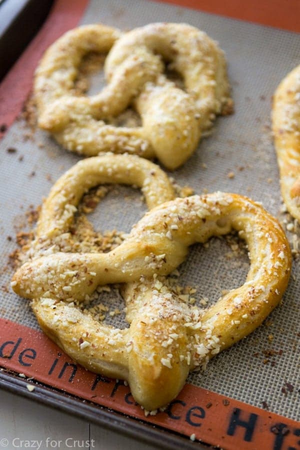 Almond Crunch Soft Pretzels