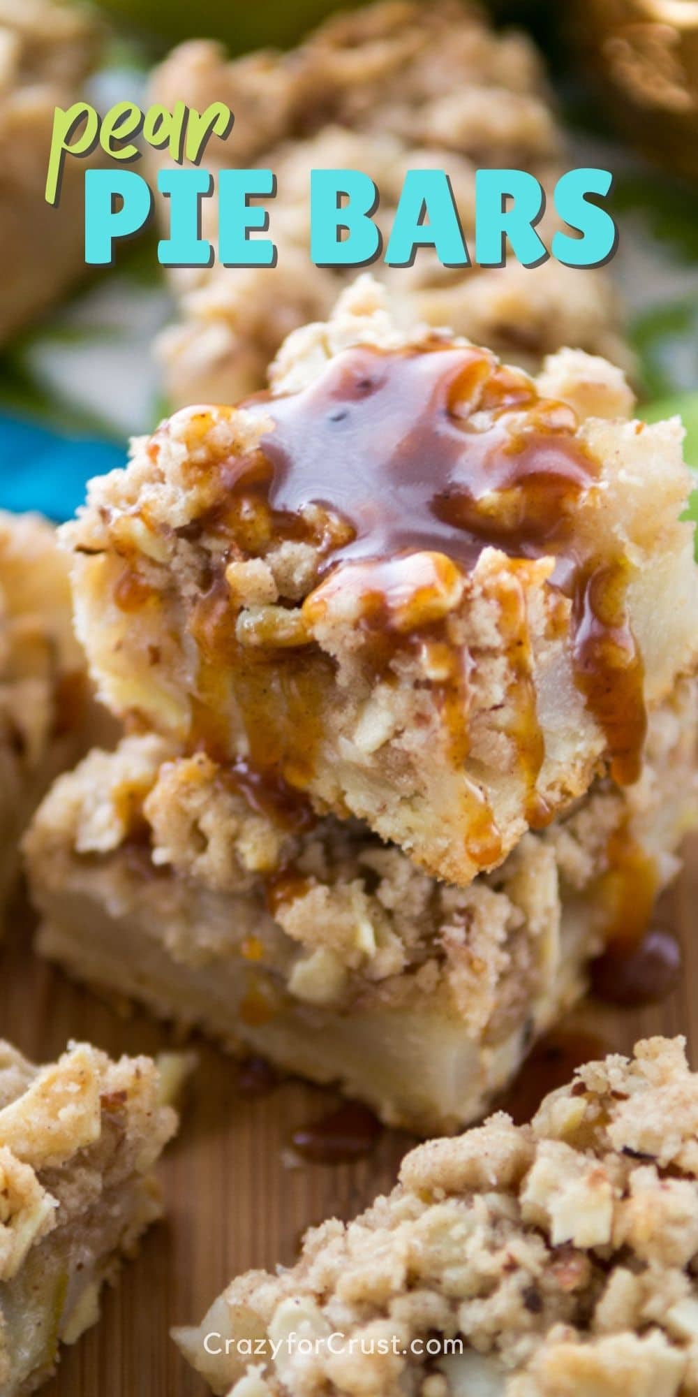 Pear Pie Crumble Bars