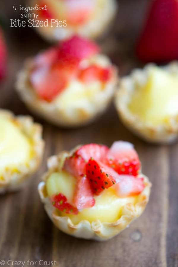 Skinny Bite Sized Pies