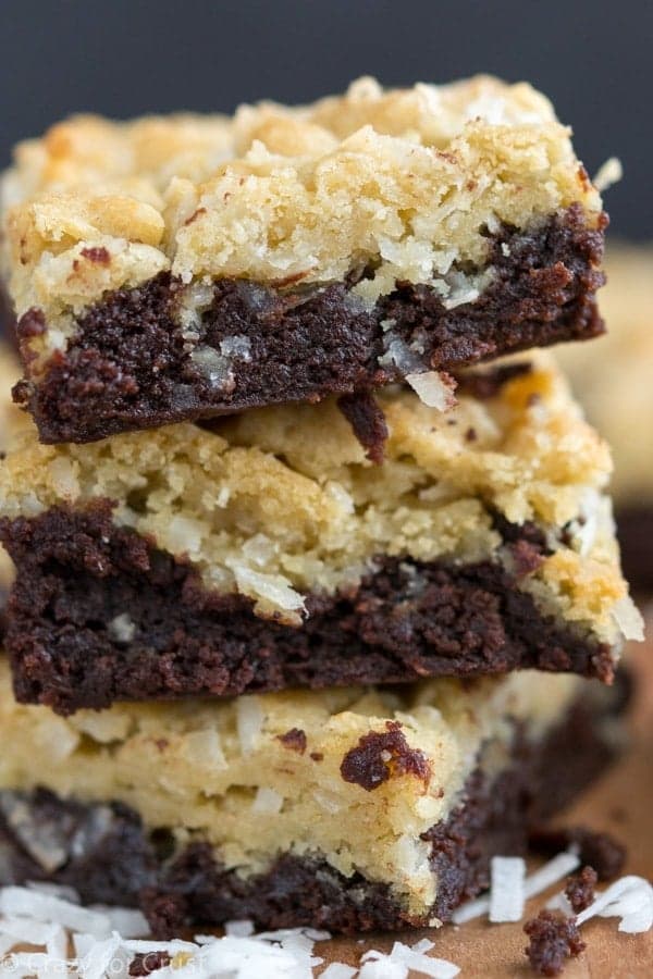 Coconut Brookies
