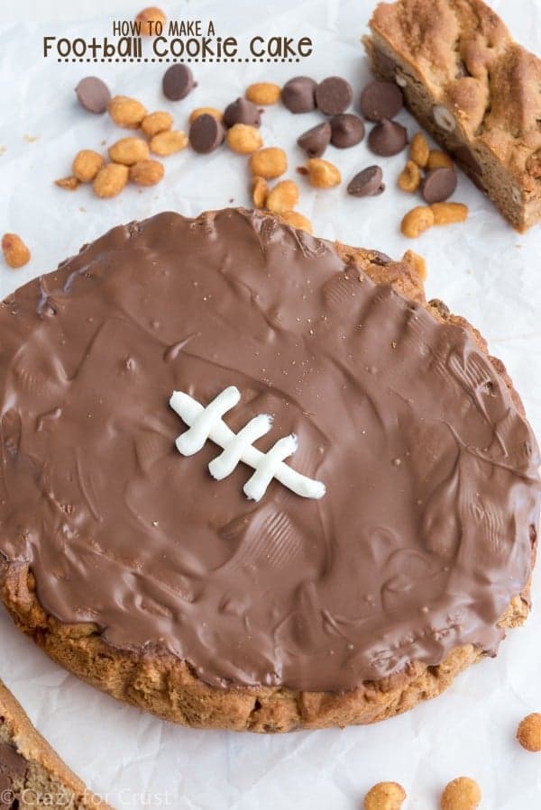 Football Cookie Cake