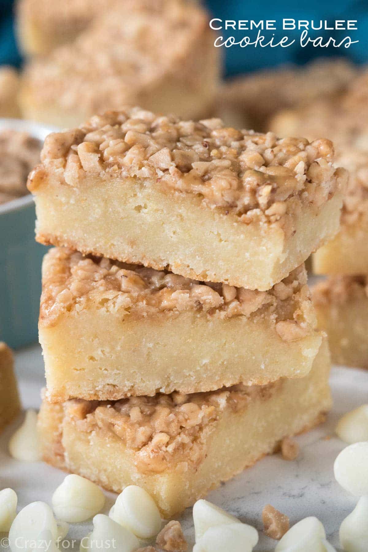 Creme Brulee Cookie Bars