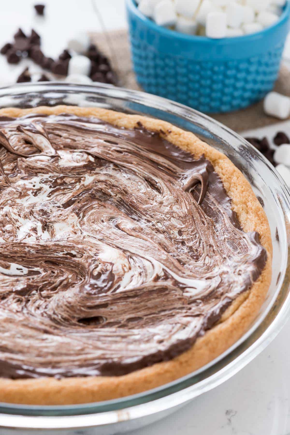 S'mores Sugar Cookie Pie