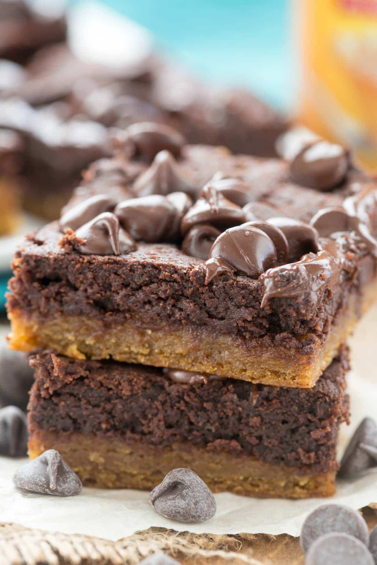 Easy Fudgy Pumpkin Brookies