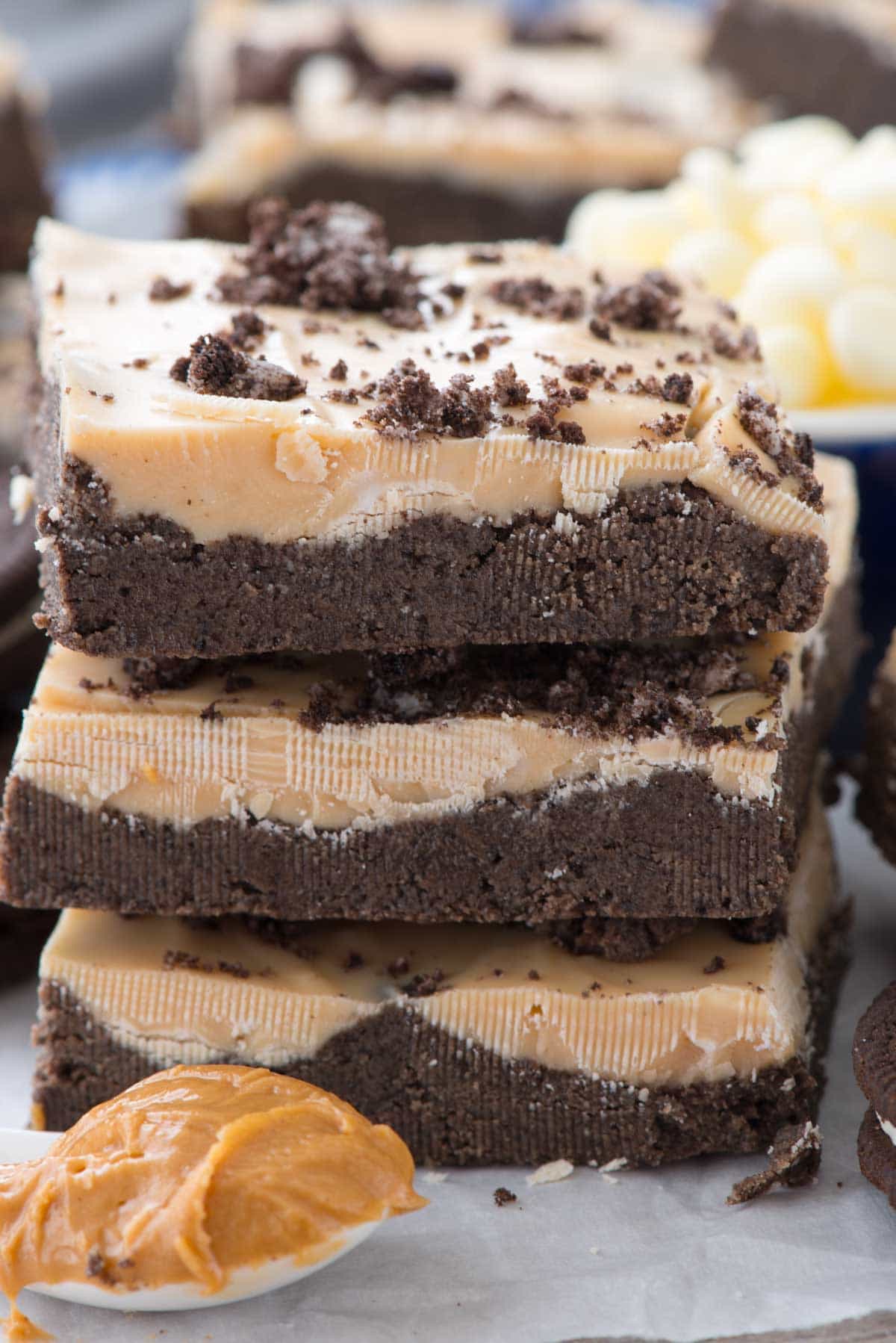 No Bake Oreo Peanut Butter Bars Recipe