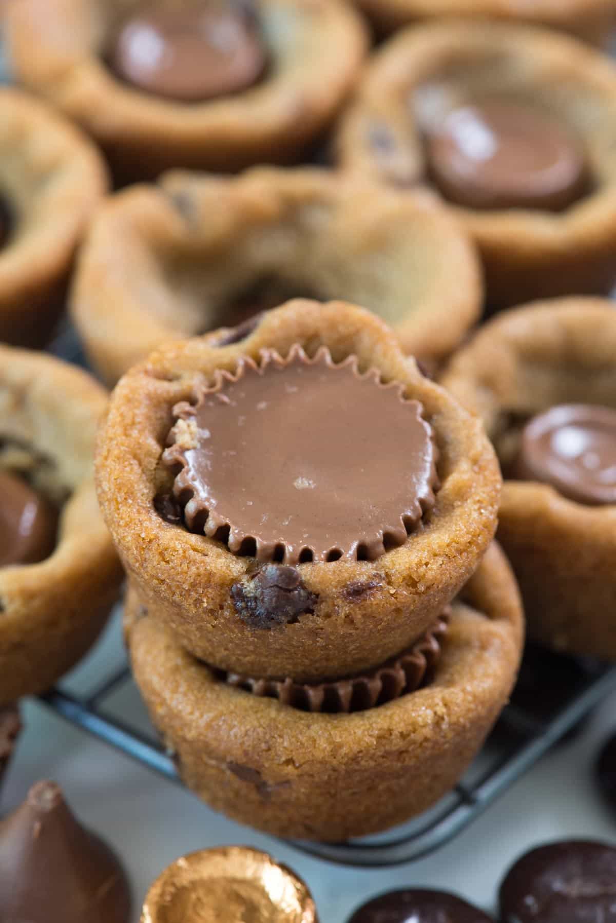 2 ingredient cookie cups