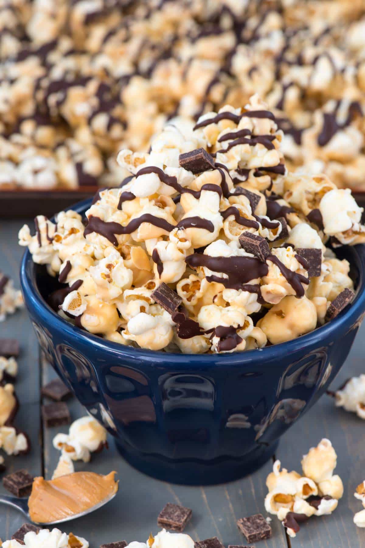 Chocolate Peanut Butter Popcorn Recipe