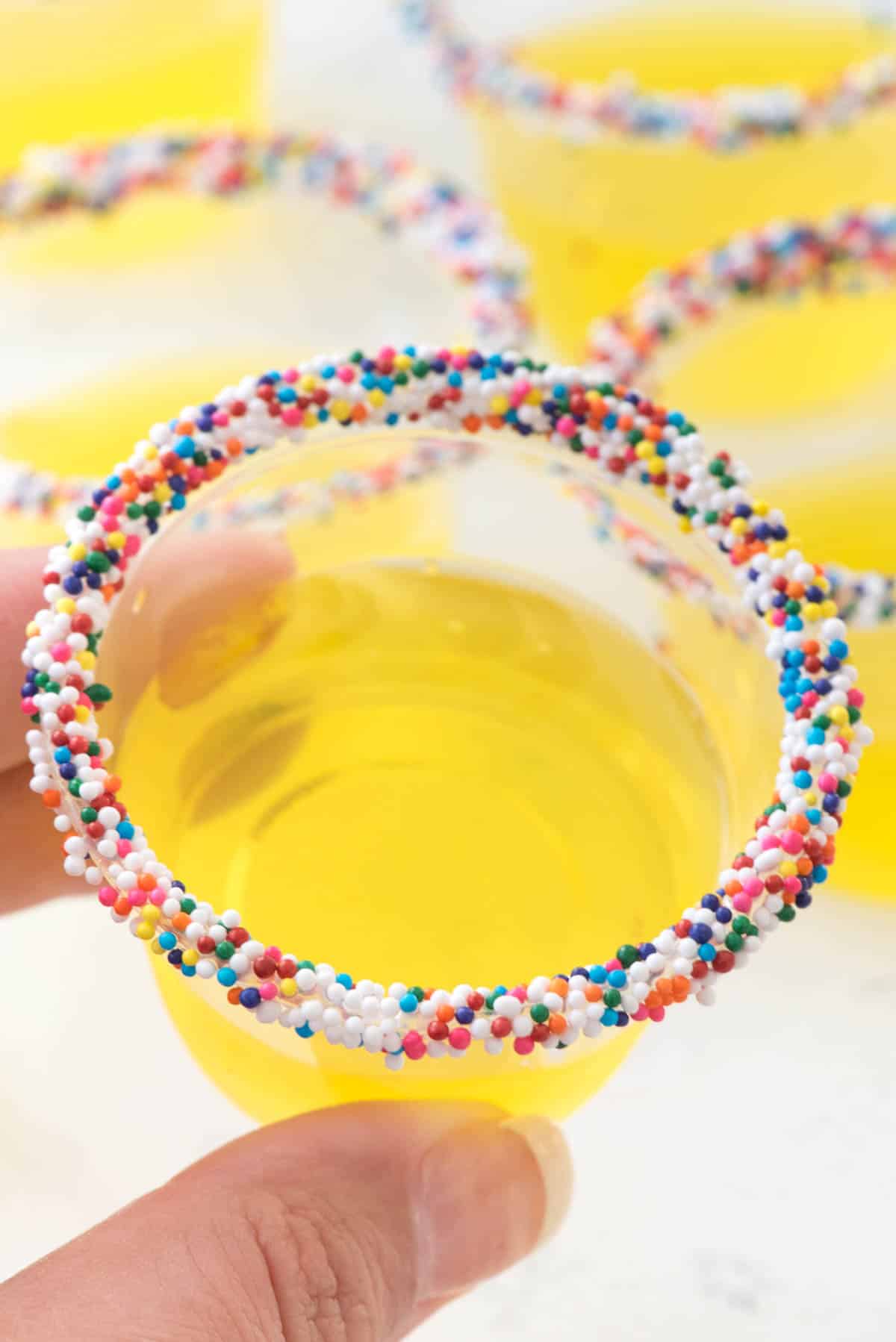 Lemon Cake Jello Shots