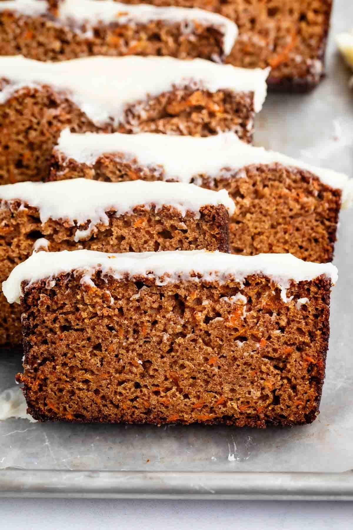 The BEST Carrot Cake Loaf Recipe