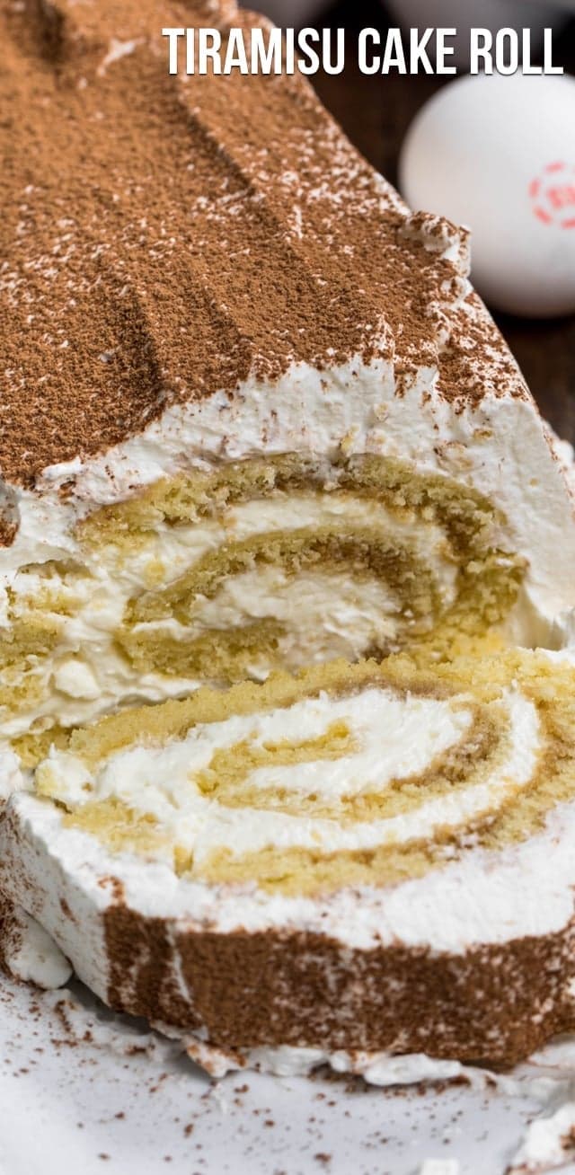 Tiramisu Cake Roll