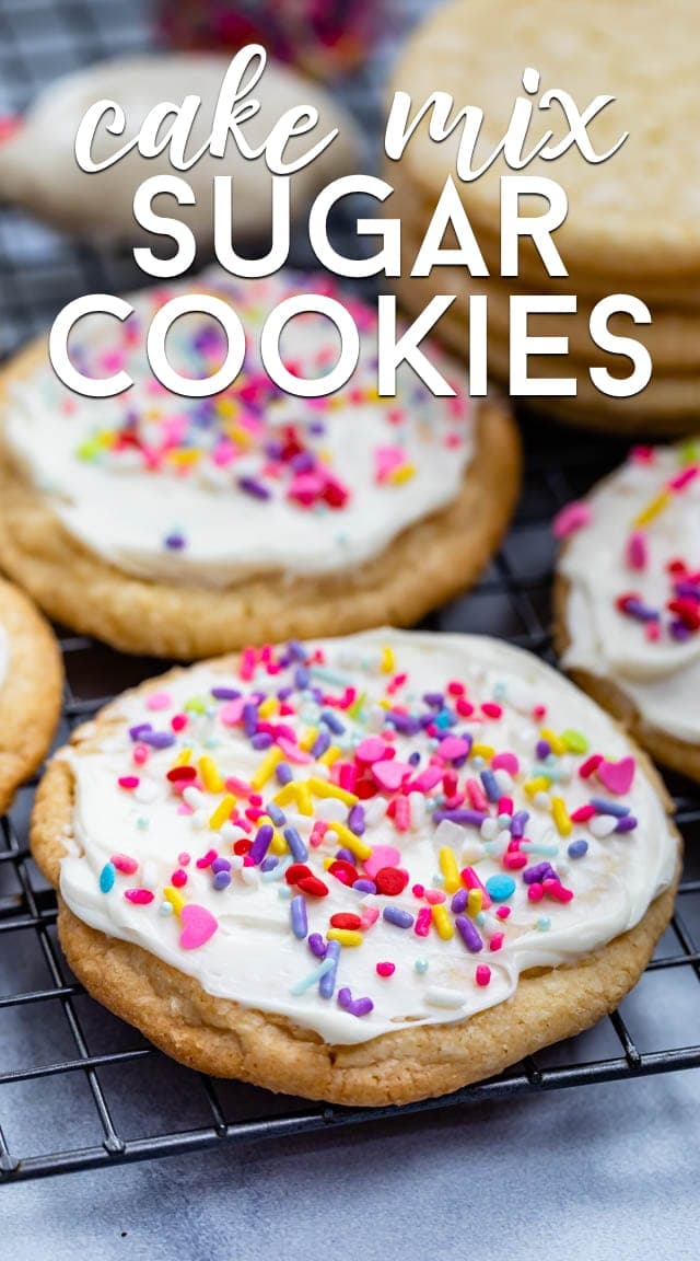 Cake Mix Sugar Cookies