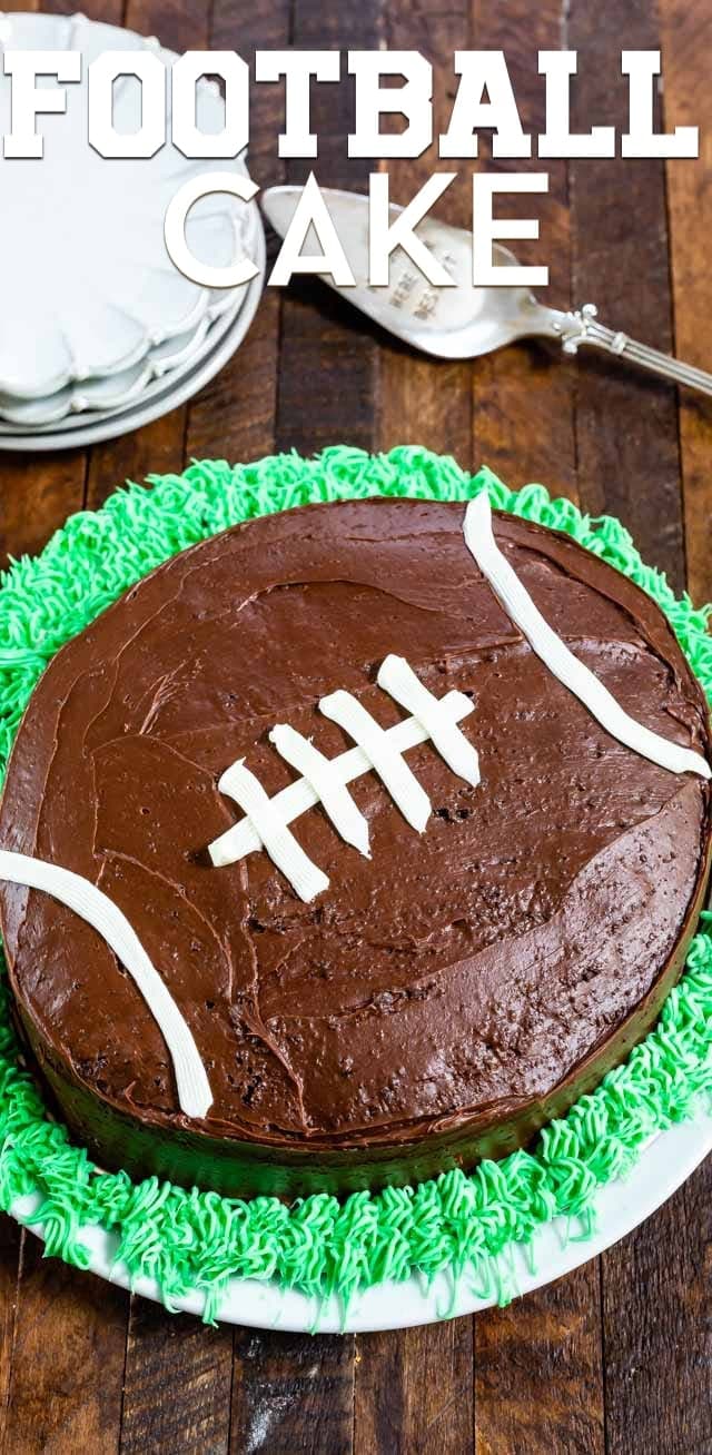 Football Cake Tutorial Recipe