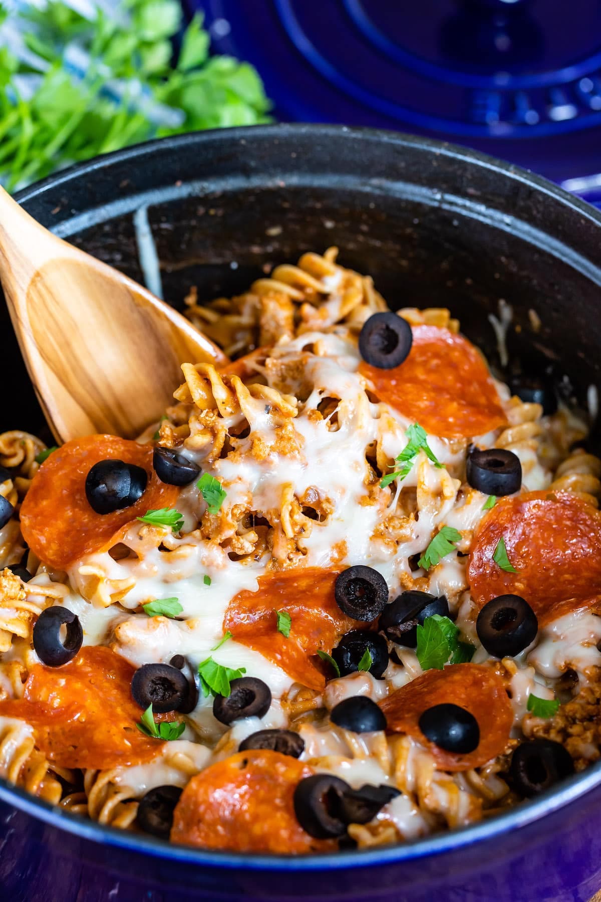 One Pot Pizza Pasta Recipe