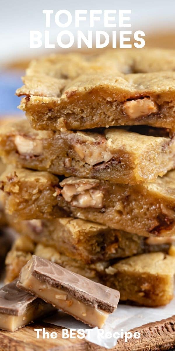 Toffee Blondies Recipe