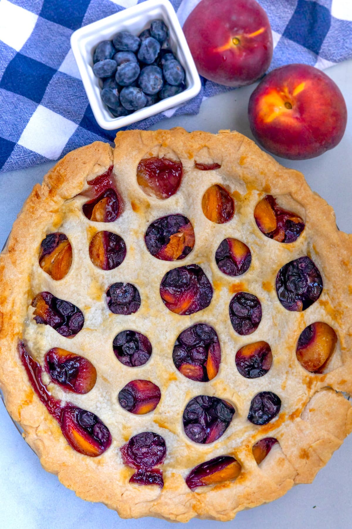 Peach Blueberry Pie Recipe