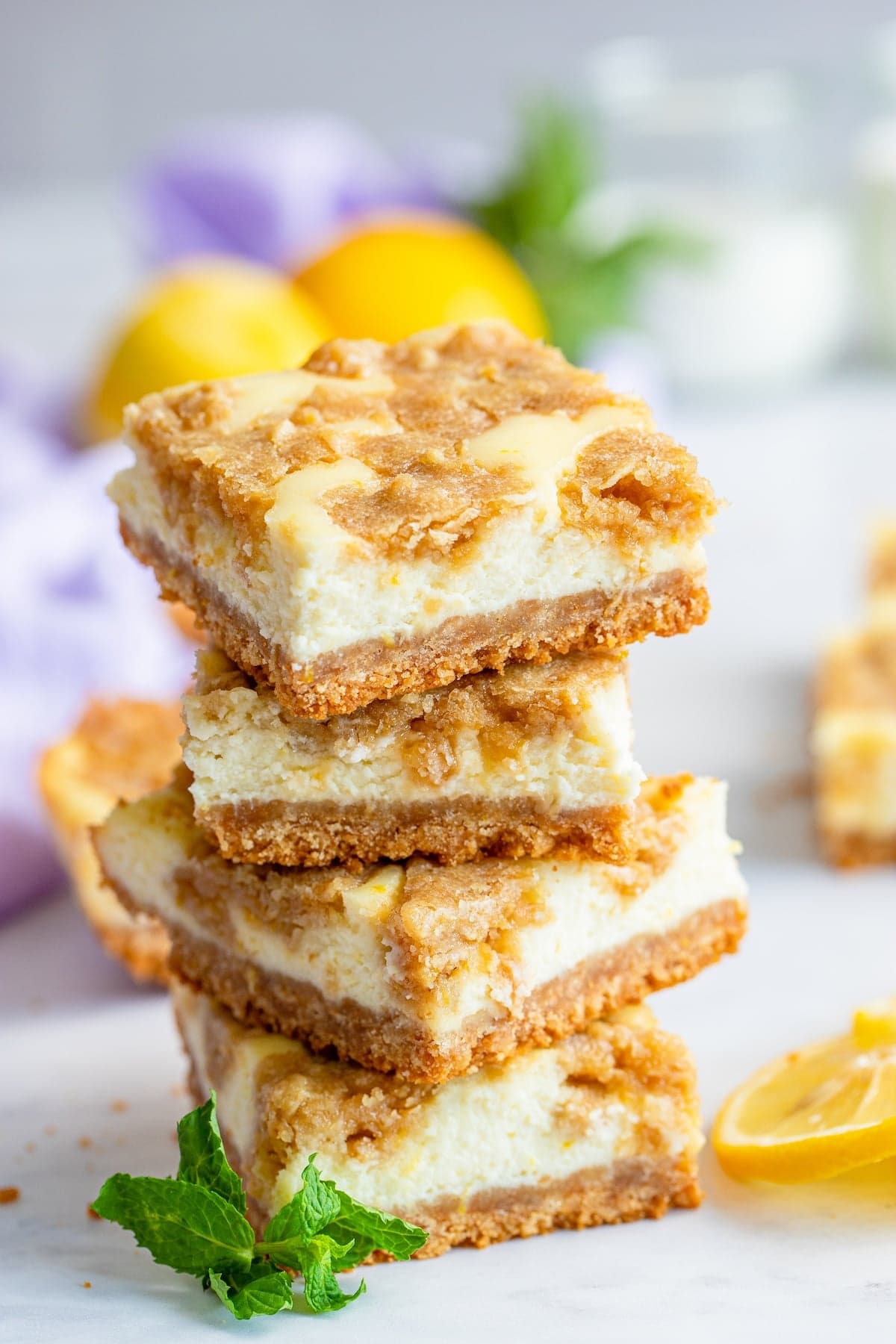 Lemon Cheesecake Bars Recipe