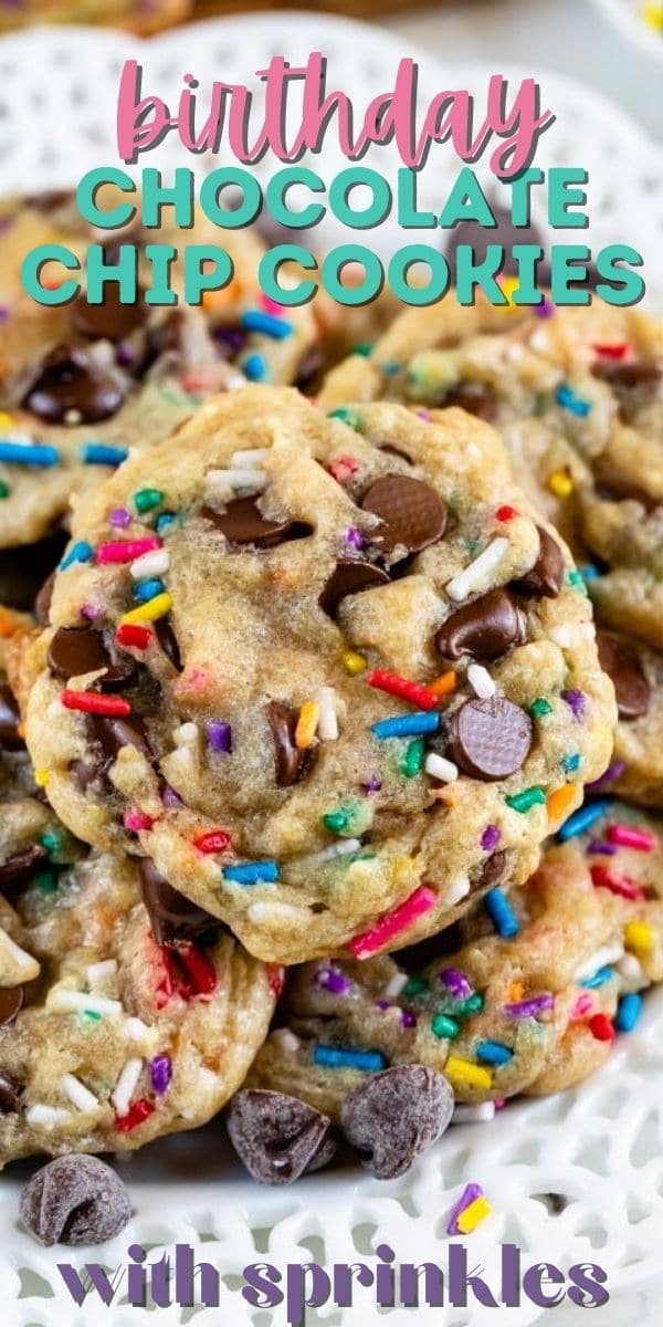 Chocolate Chip Birthday Cookies Recipe