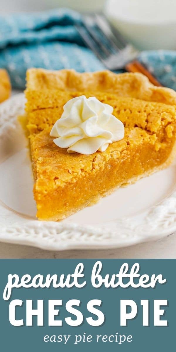 Peanut Butter Chess Pie