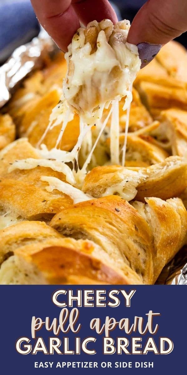 Cheesy Garlic Pull Apart Bread Recipe