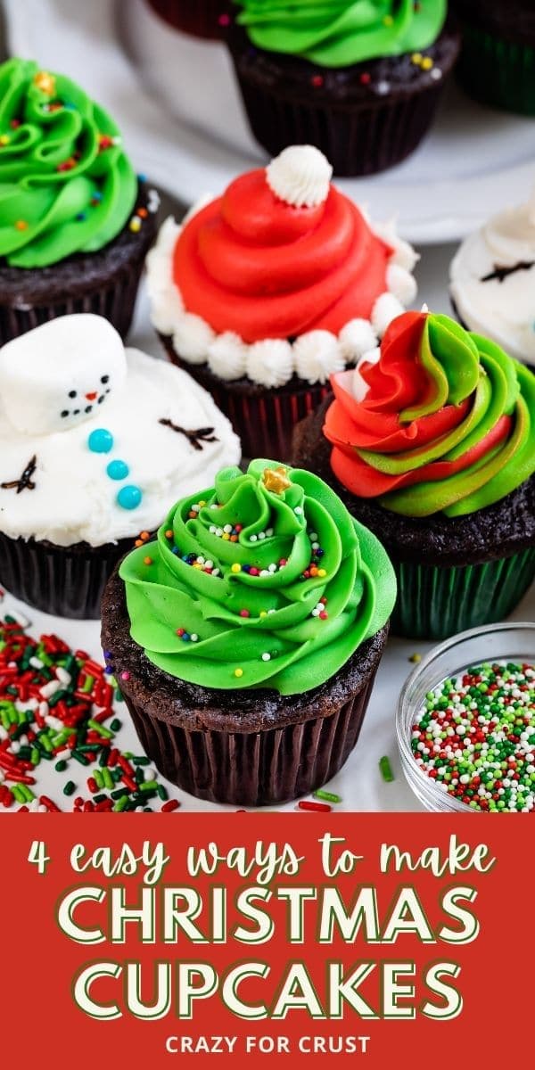 Christmas Cupcakes Recipe Tutorial