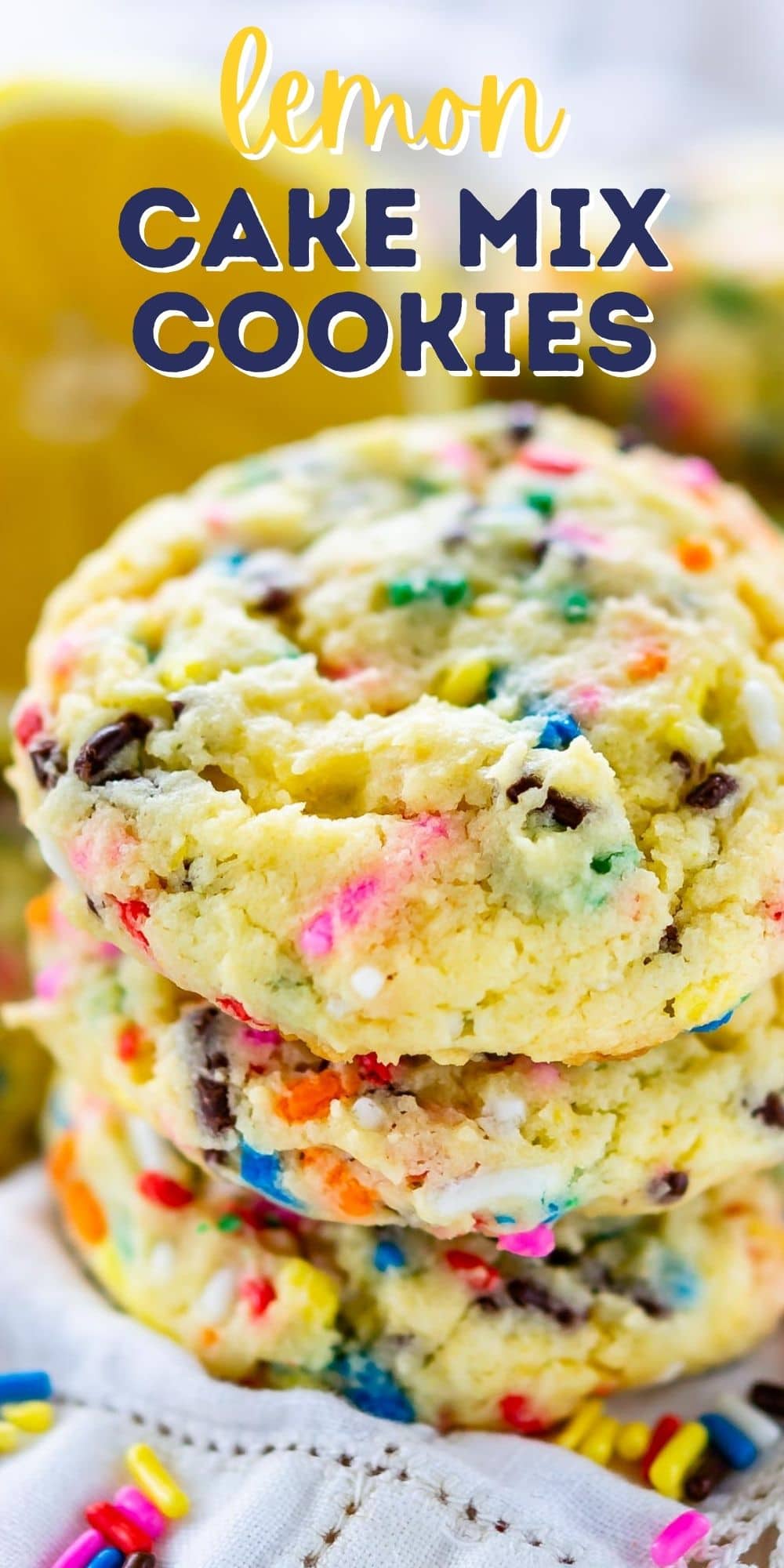 Lemon Cake Mix Cookies Recipe