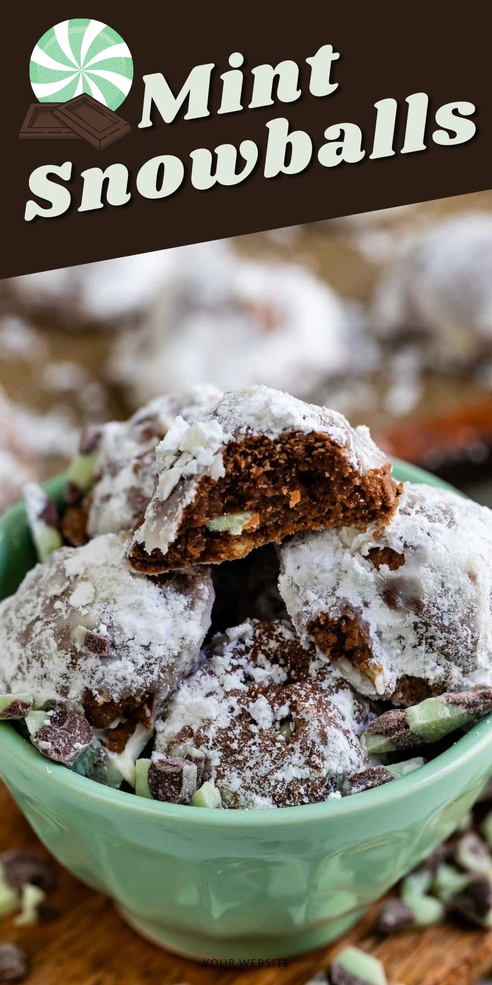 Mint Snowball Cookies Recipe