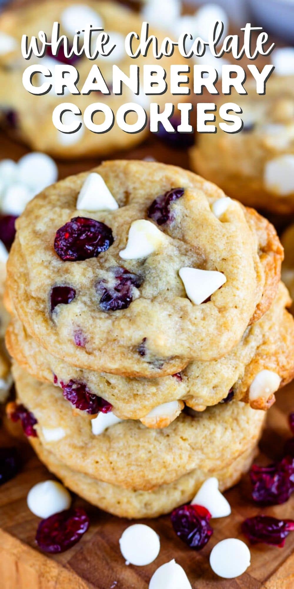 White Chocolate Cranberry Cookies Recipe