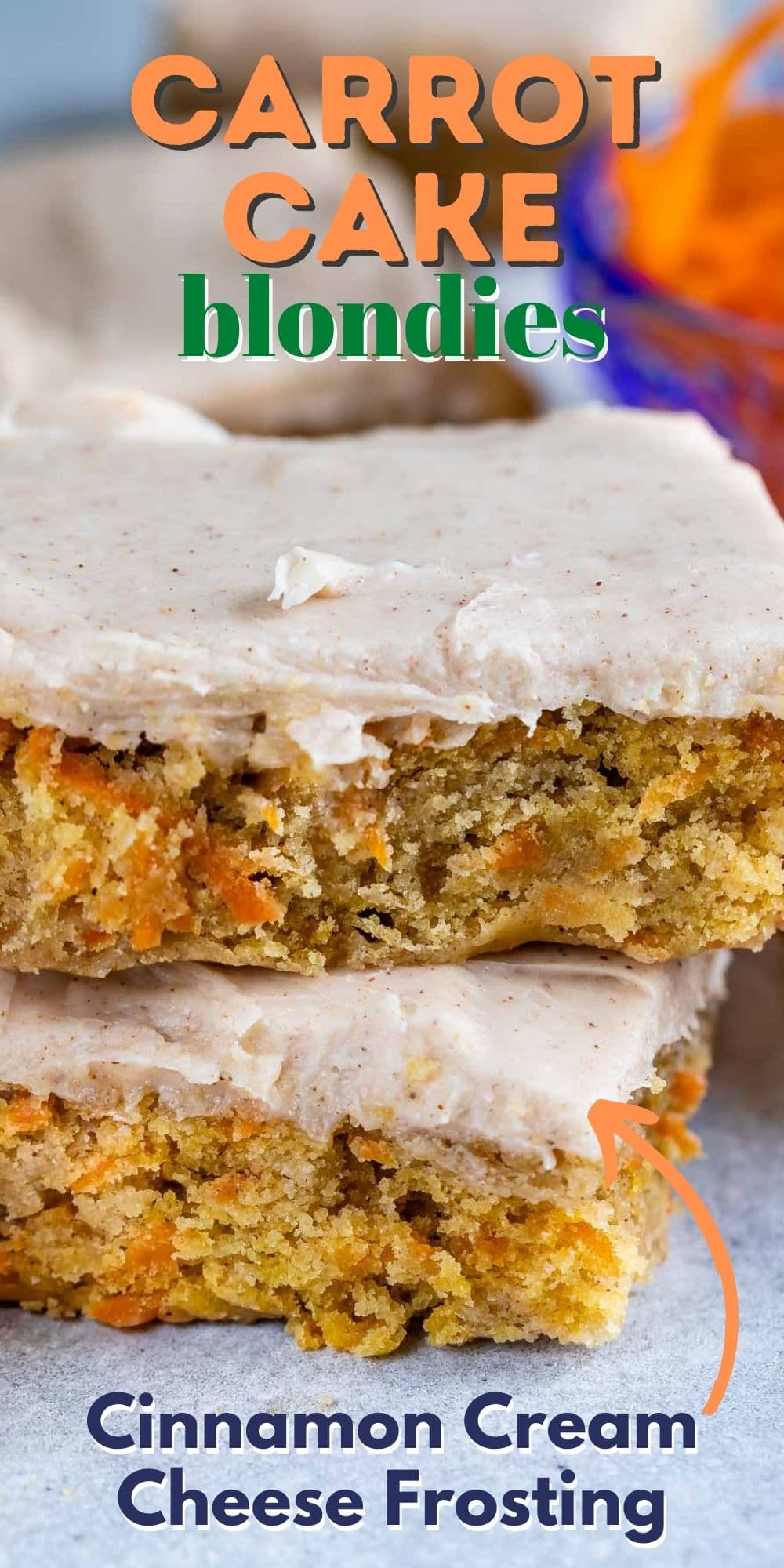 Carrot Cake Blondies Recipe