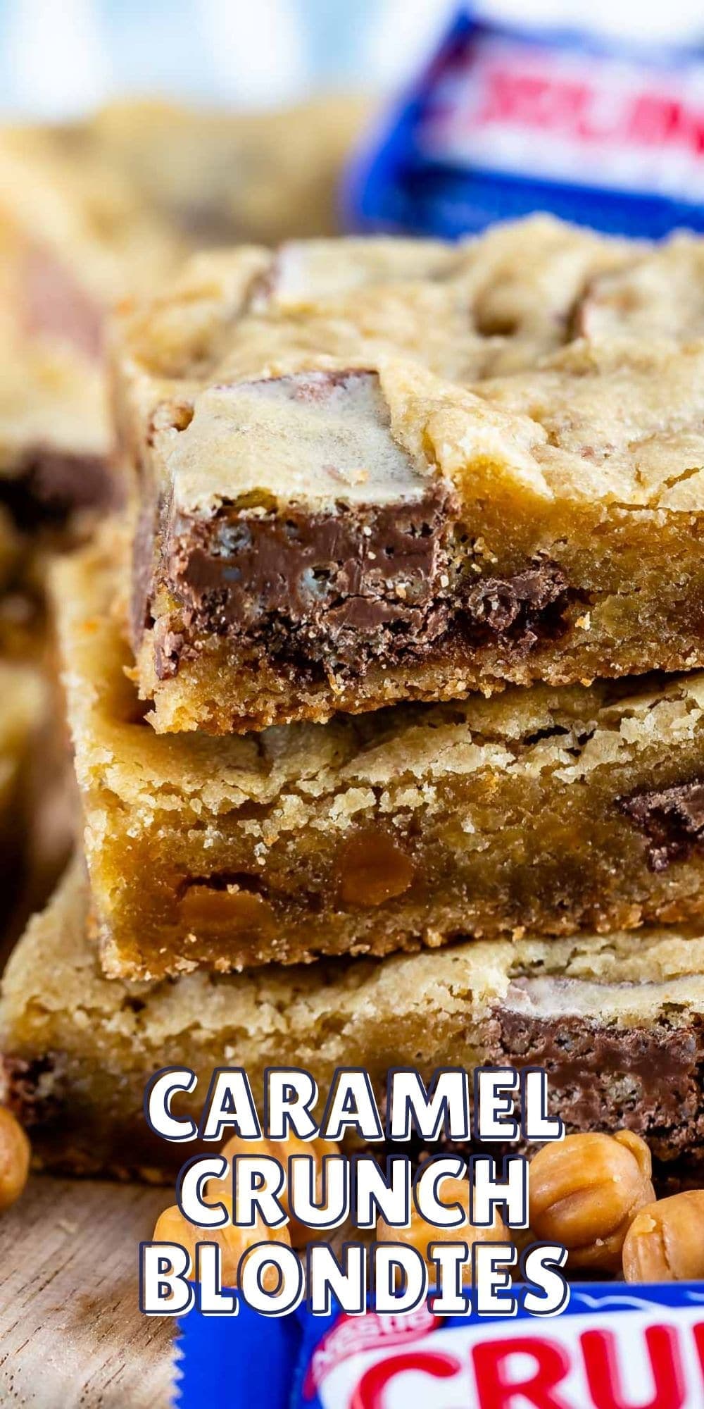 Caramel Crunch Blondies
