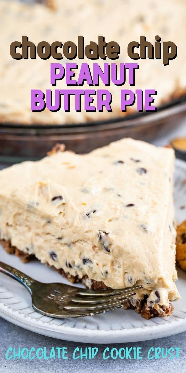 Chocolate Chip Peanut Butter Pie Recipe