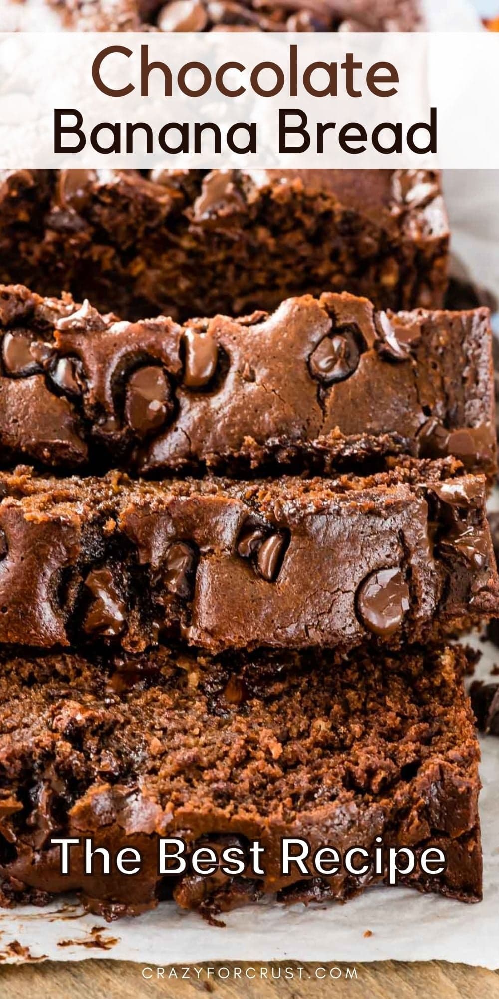 Triple Chocolate Banana Bread