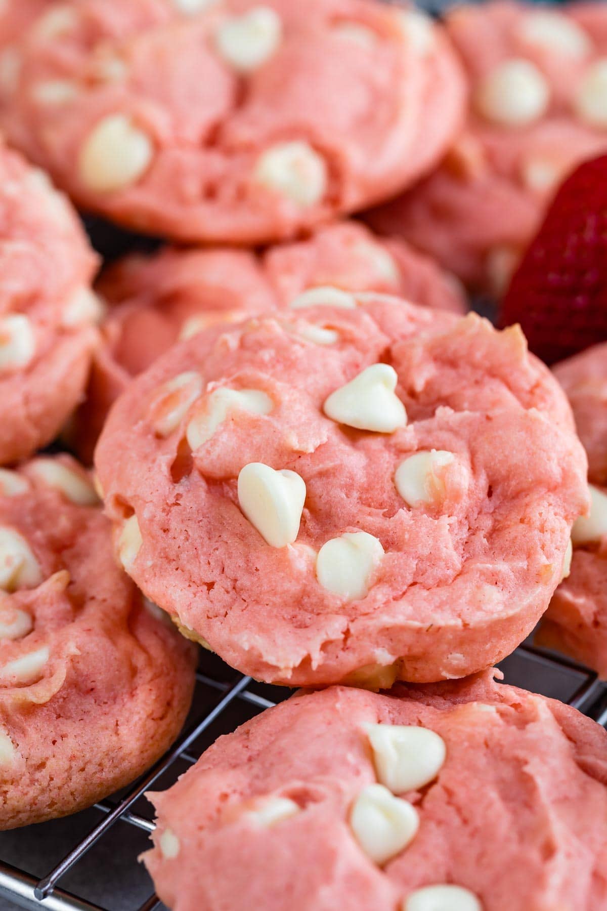 Strawberry Cake Mix Cookies Recipe