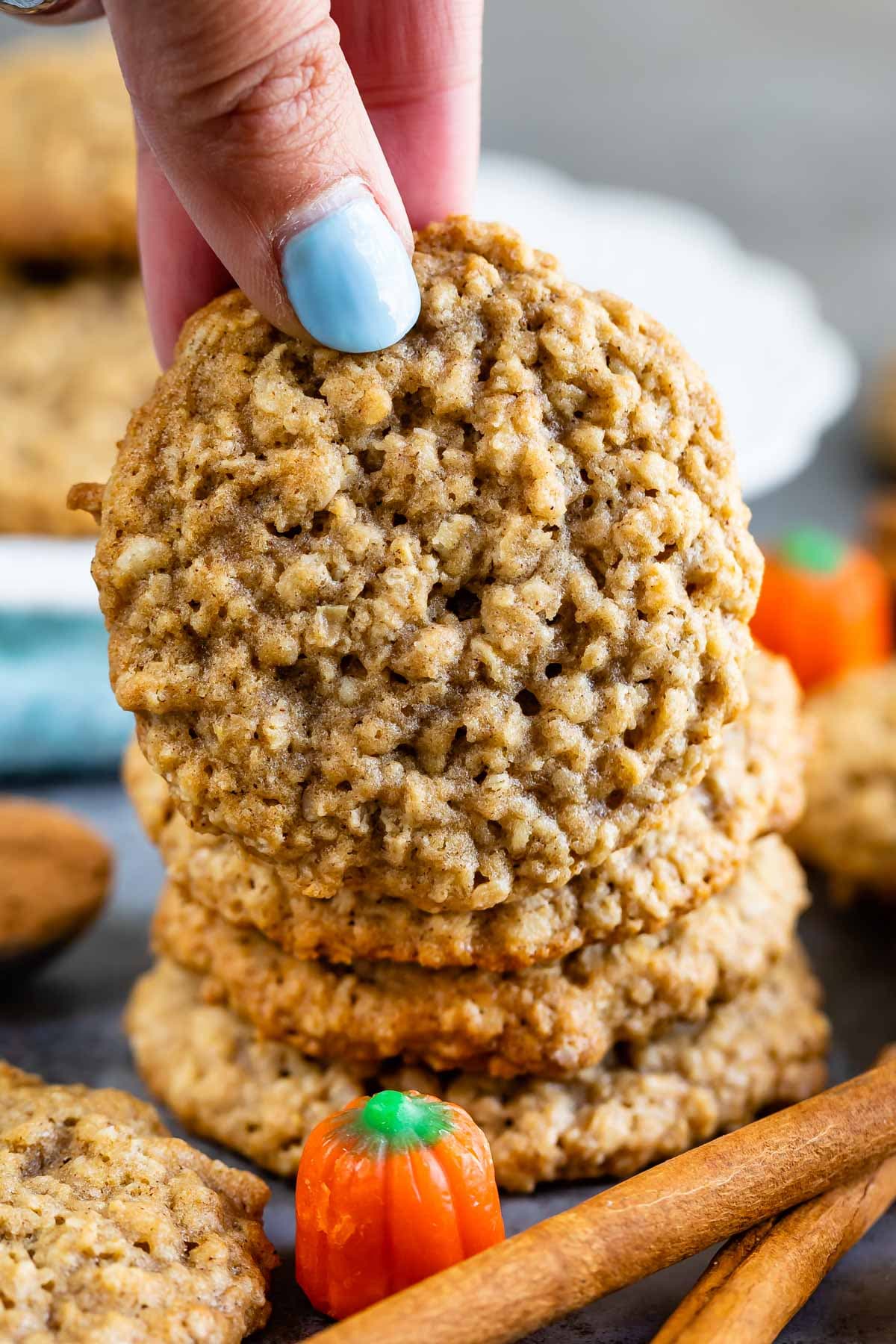 Pumpkin Spice Oatmeal Cookies Recipe