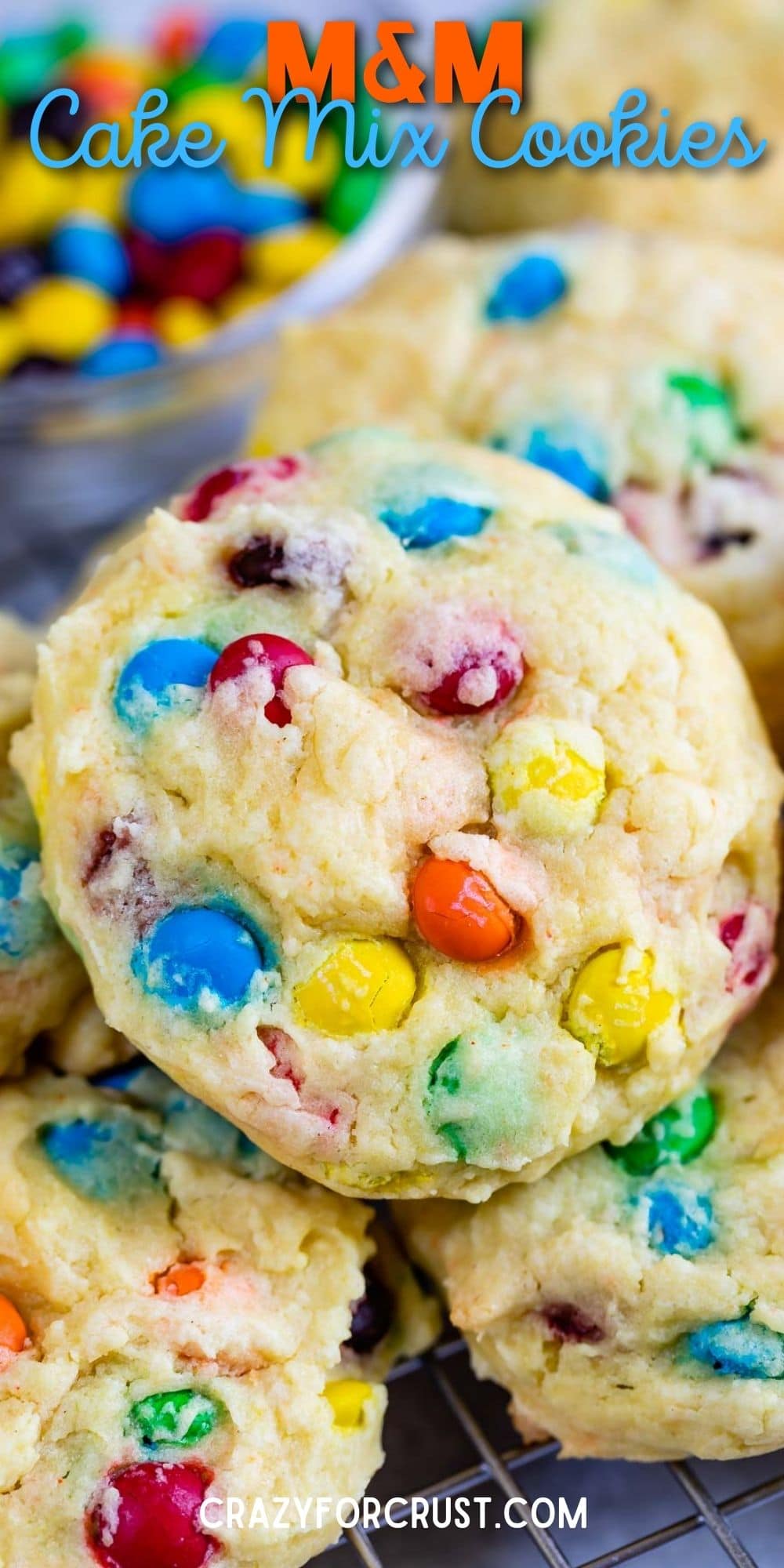 M&M Cake Mix Cookies Recipe