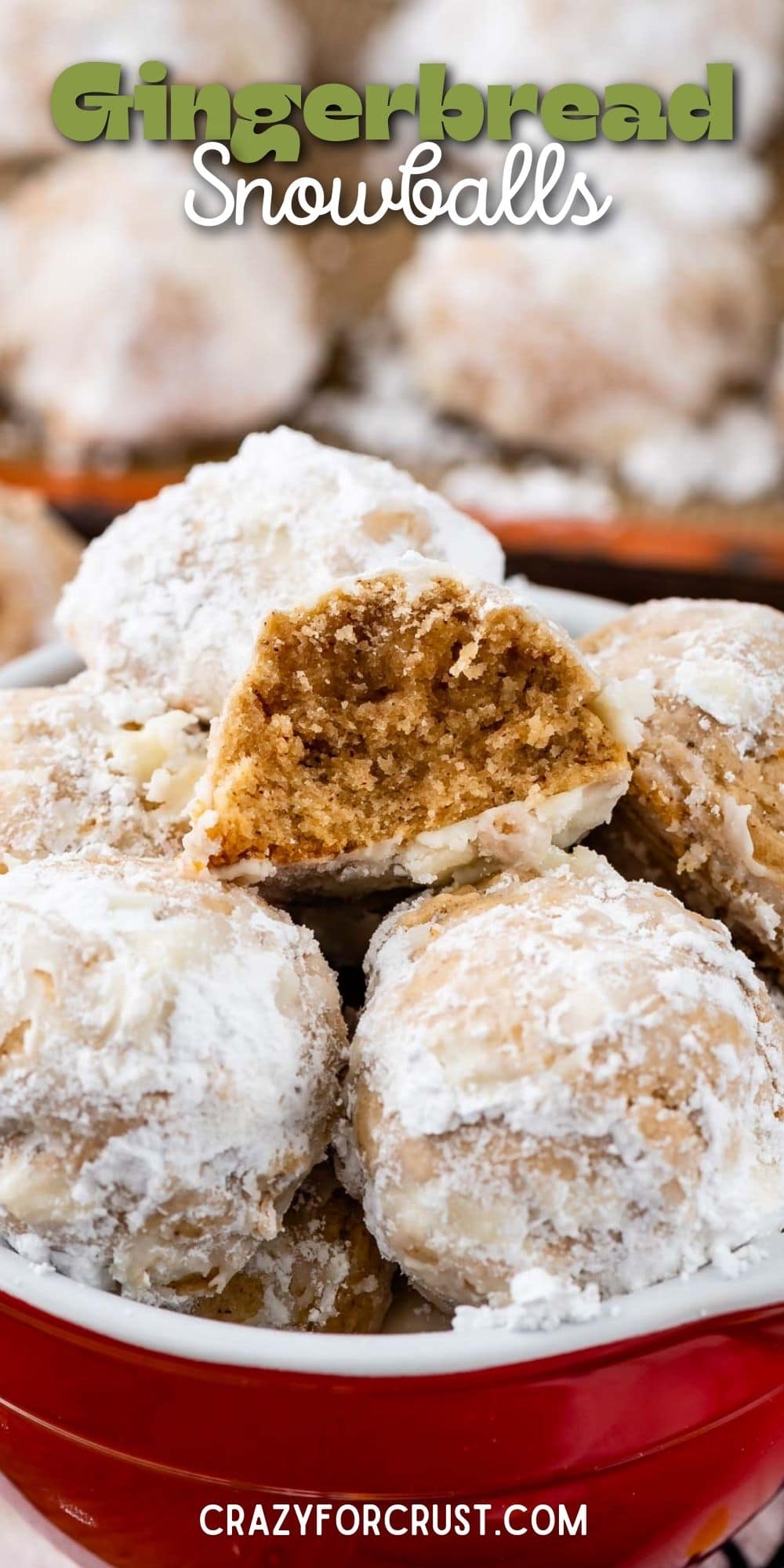 Gingerbread Snowballs