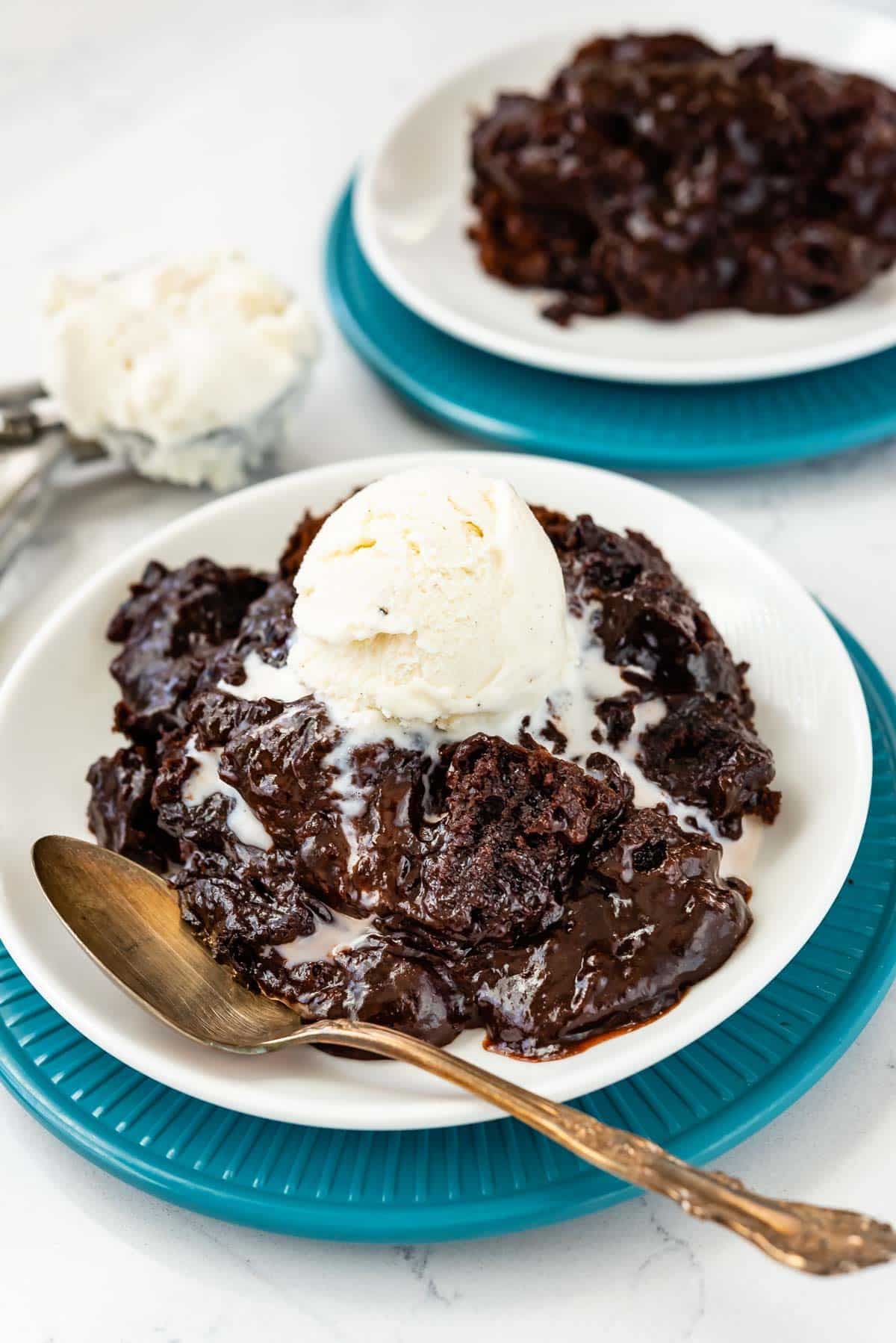 Slow Cooker Brownie Pudding Recipe