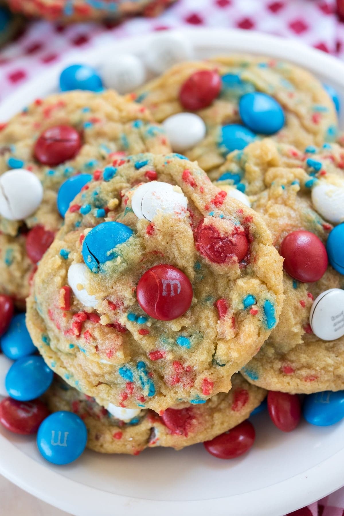 Fireworks Pudding Cookies