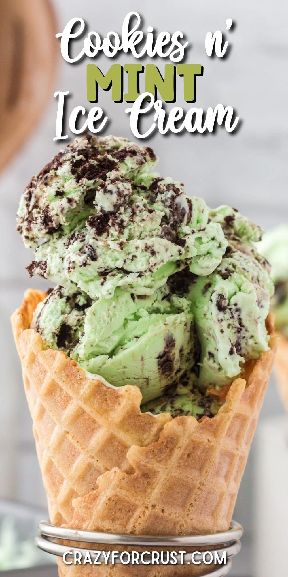 Mint Cookies and Cream Ice Cream Recipe