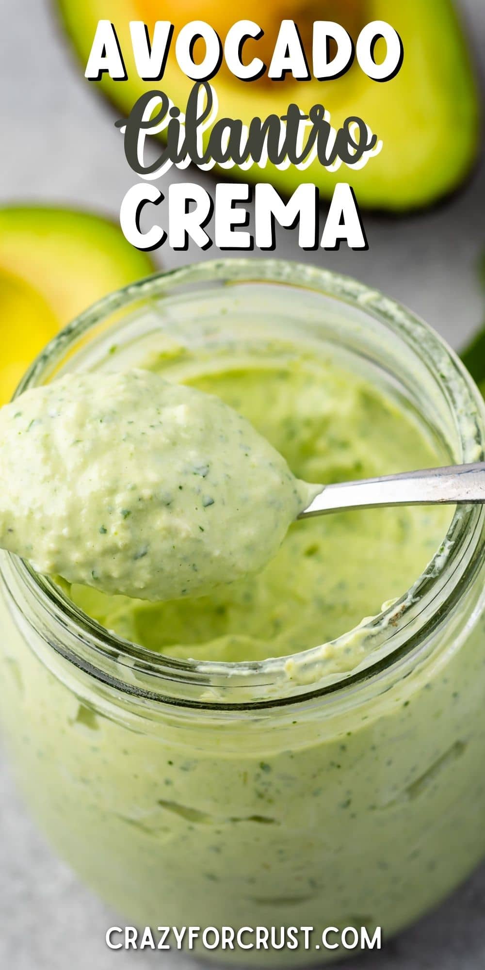 Avocado Cilantro Crema Recipe