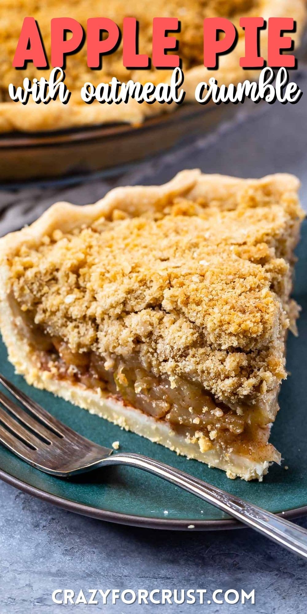 Apple Pie with Oatmeal Cookie Crumble