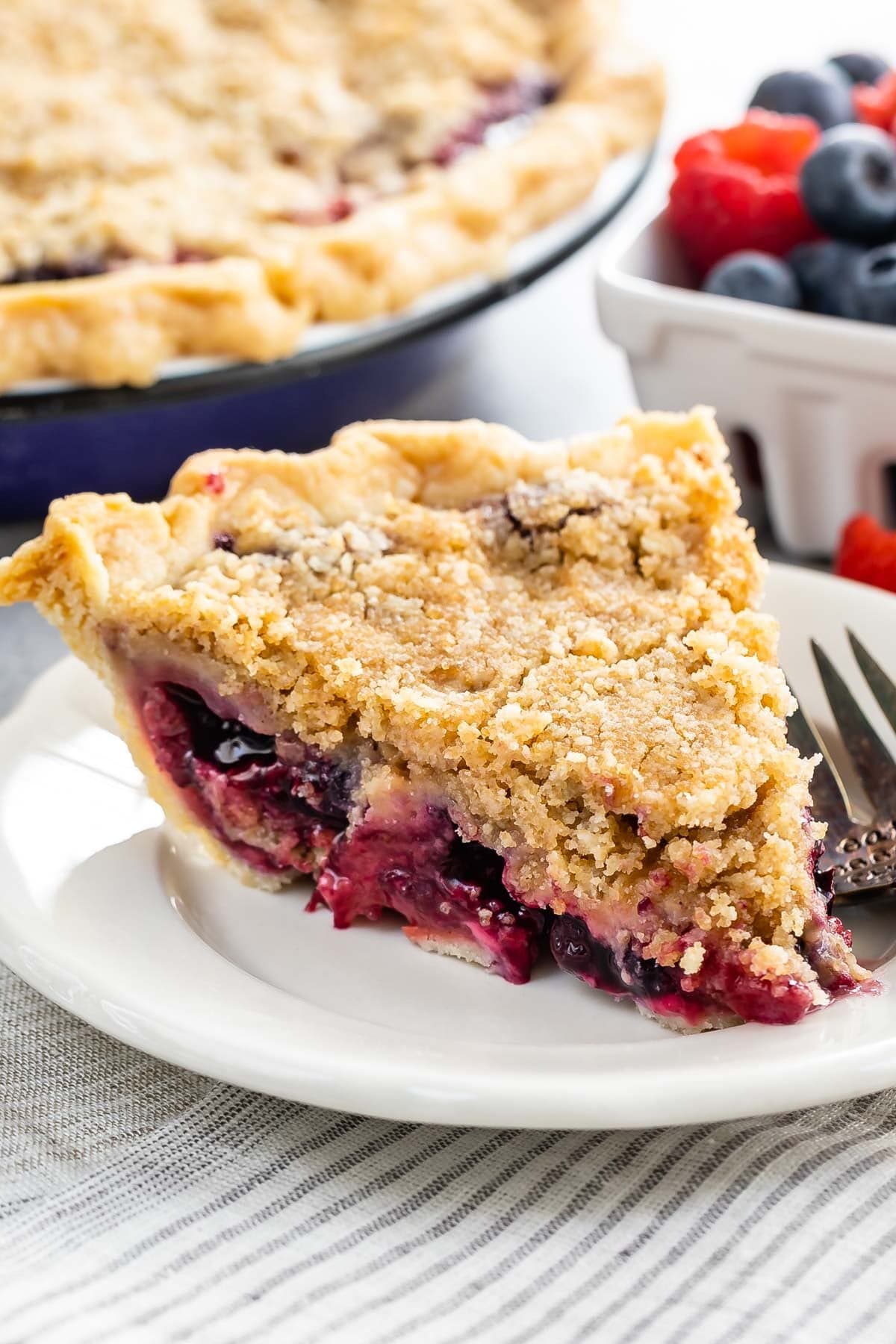 Berry Crumble Pie Recipe