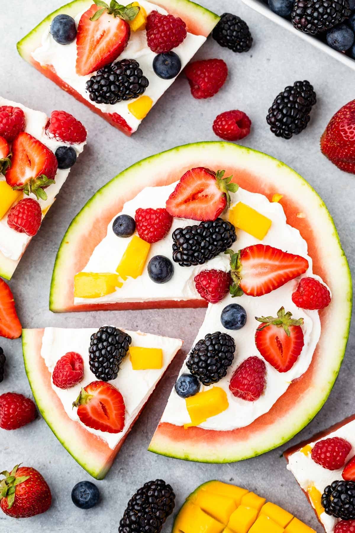 Watermelon Pizza Recipe